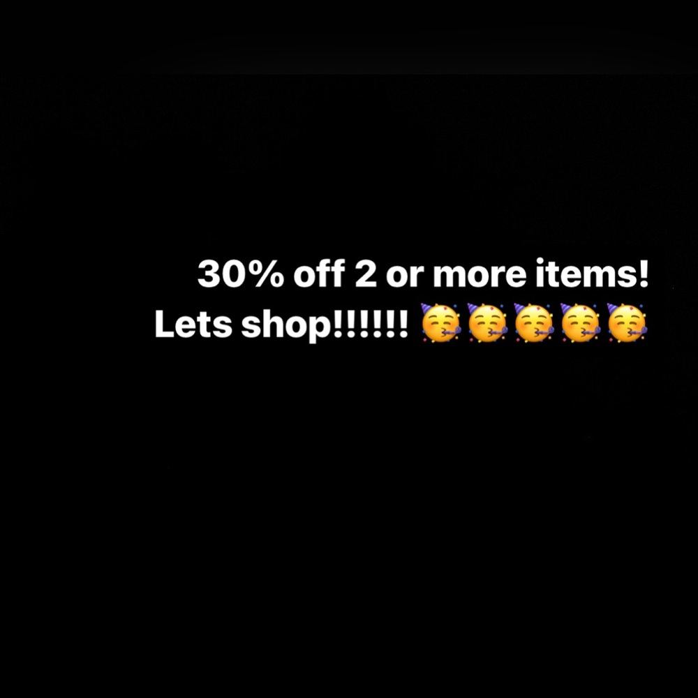 30 off two or more items!